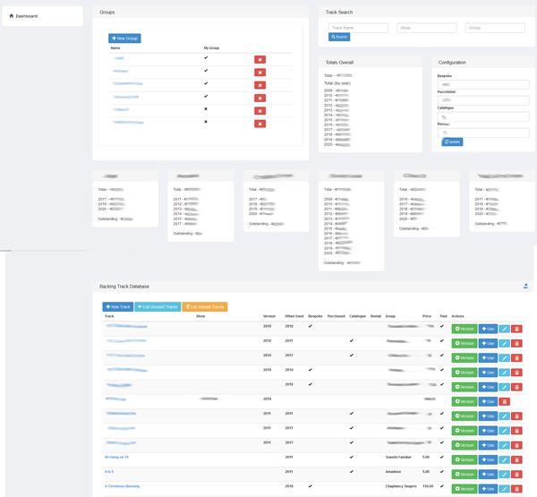 Tracks Database