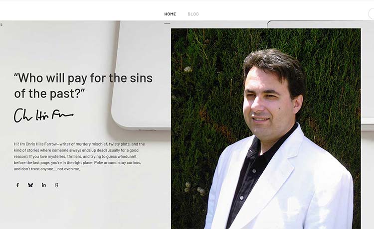 Chris Hills Farrow - Author