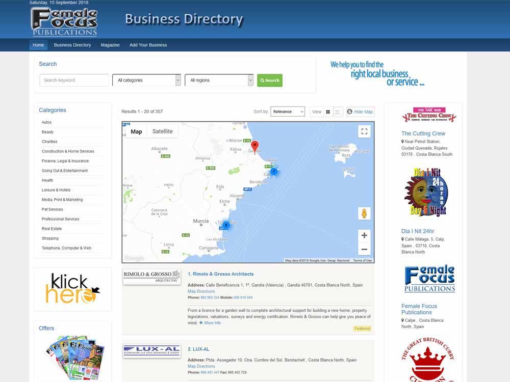 Female Focus Business Directory